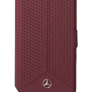 Genuine Mercedes-Benz Pure Line Perforated Leather Booktype iPhone 6 6s PLUS -0