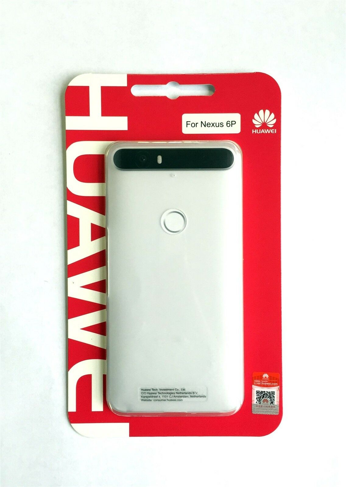GENUINE HUAWEI TRANSLUCENT CLEAR HARD CASE COVER FOR HUAWEI GOOGLE NEXUS 6P 2015