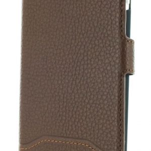 Genuine CERRUTI 1881 Brown Signature Trim Book Leather Case for iPhone 8 & 7