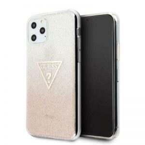 Genuine GUESS Solid Glitter Impact Case Drop Cover for iPhone 11 Pro