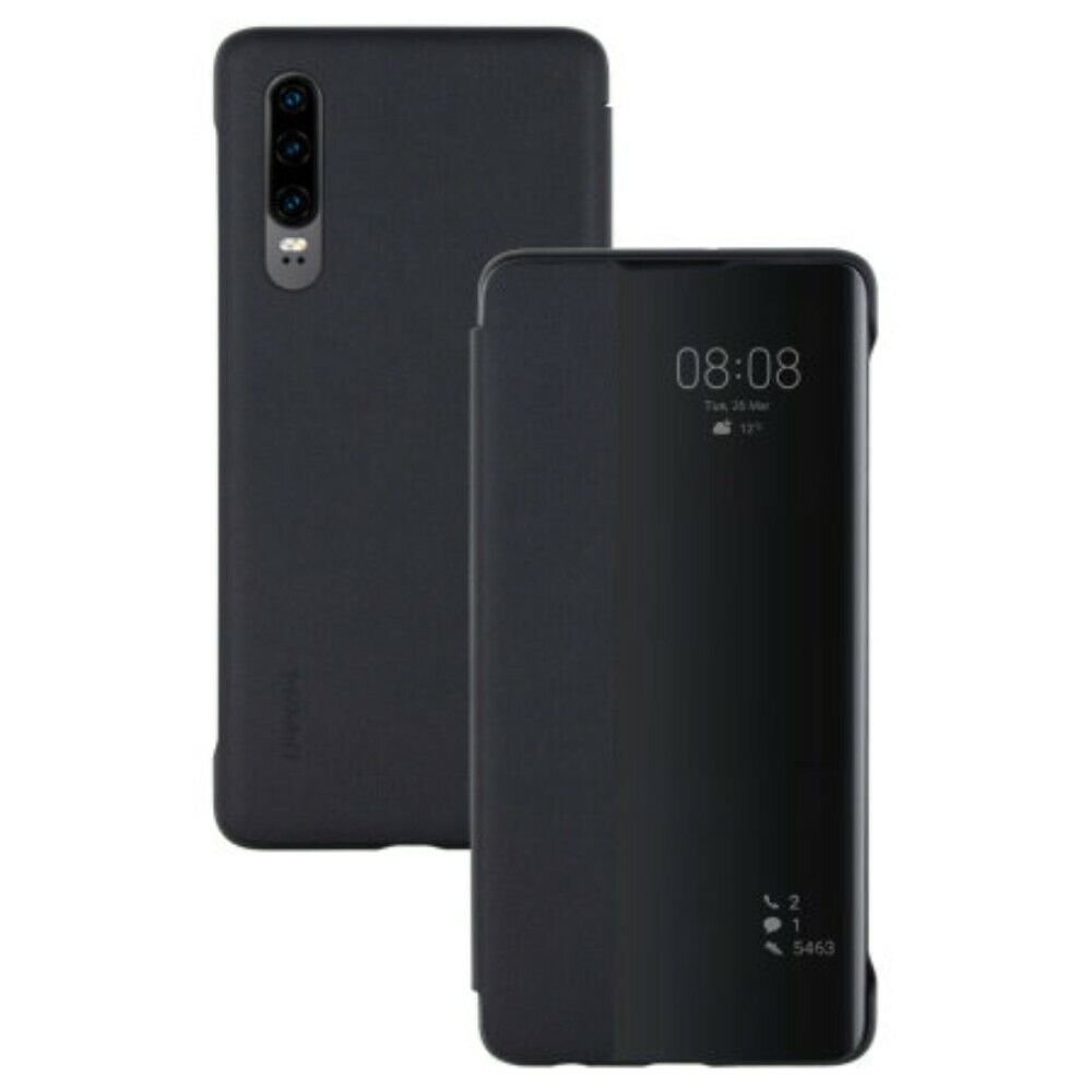 Genuine Huawei Smart View Flip Cover for P30 Black 51993078