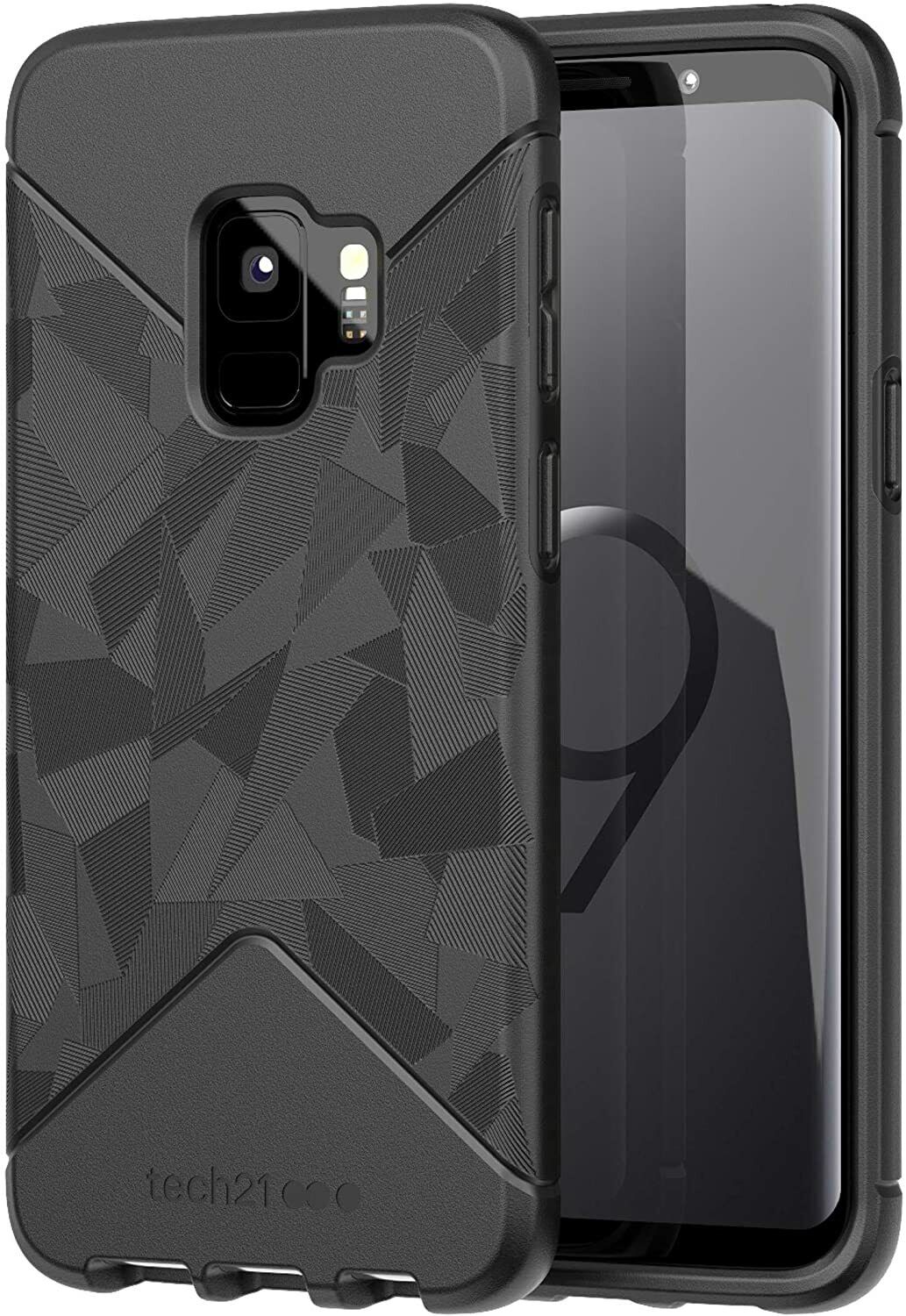 Genuine Tech21 EvoTactical Black Case Cover For Samsung Galaxy S9