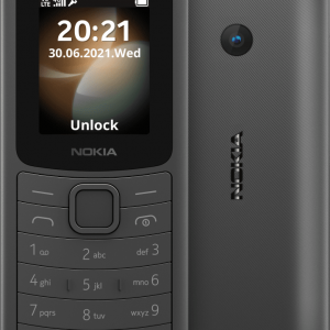 Nokia 105 4G Black Sim Free Phone TA-1378 Unlocked