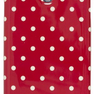 Trendz x 10 Hard Clip-On Case Cover for Samsung Galaxy S4 - Red/Cream Polka Dot
