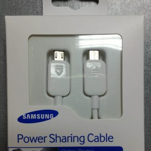 Genuine Samsung Galaxy S5 Power Sharing Charging Cable - WHITE (EP-SG900UWEGWW)