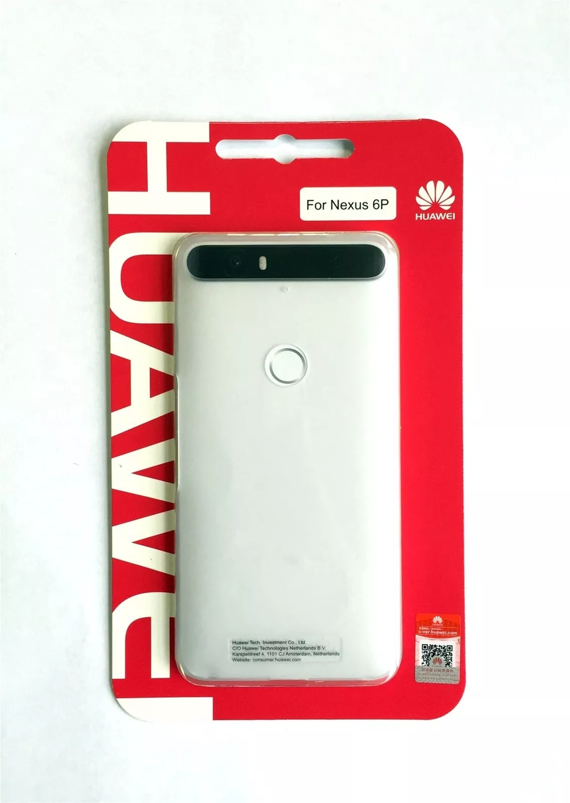 GENUINE HUAWEI TRANSLUCENT CLEAR HARD CASE COVER FOR HUAWEI GOOGLE NEXUS 6P 2015