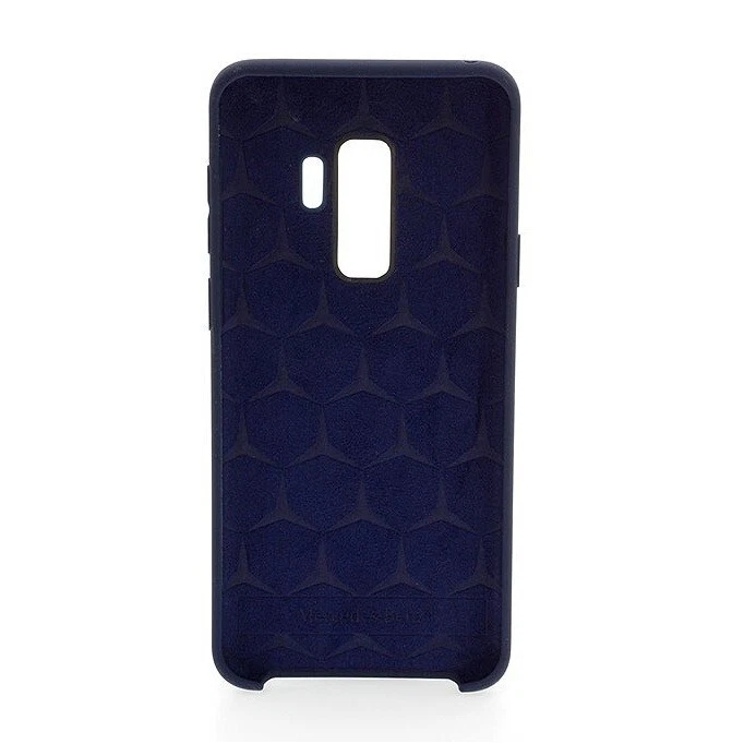 Genuine Mercedes-Benz Liquid Silicone Impact Case for Samsung S9+ in Navy - Image 2
