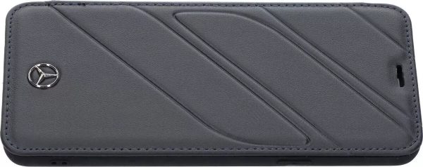 Genuine Mercedes-Benz Organic Leather Impact Book Case for Samsung S9+ - Image 6