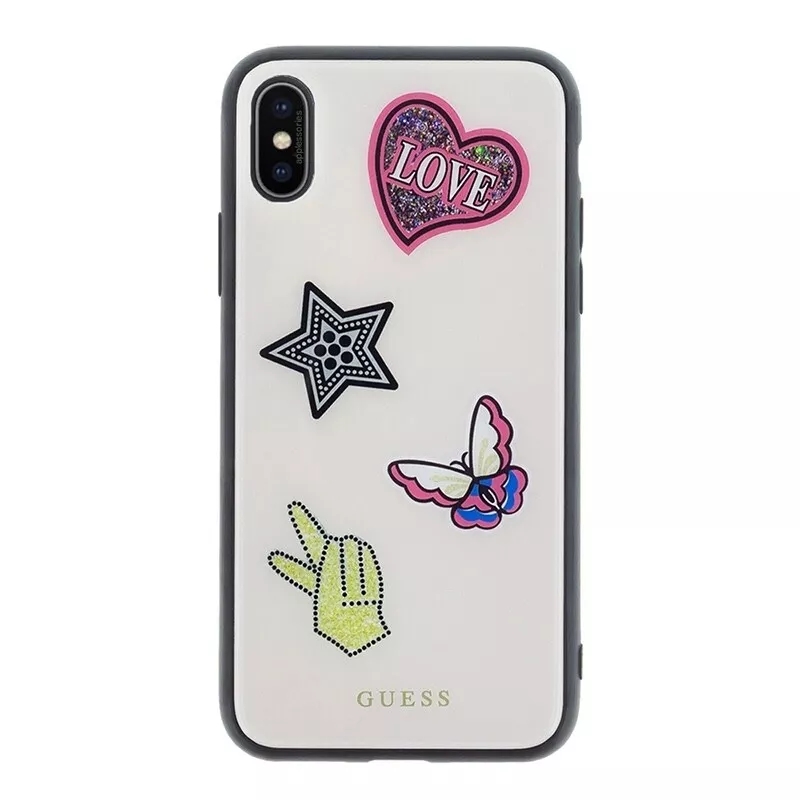 Genuine GUESS Iconic Collection Impact Case Impact Case Cover for iPhone X or XS - Image 2