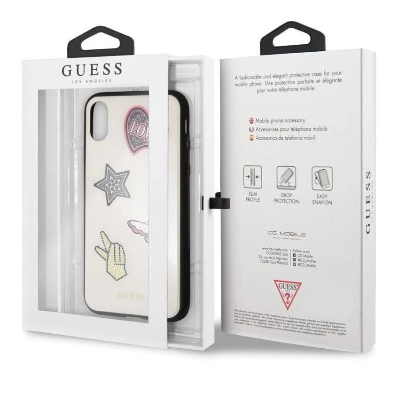 Genuine GUESS Iconic Collection Impact Case Impact Case Cover for iPhone X or XS - Image 3
