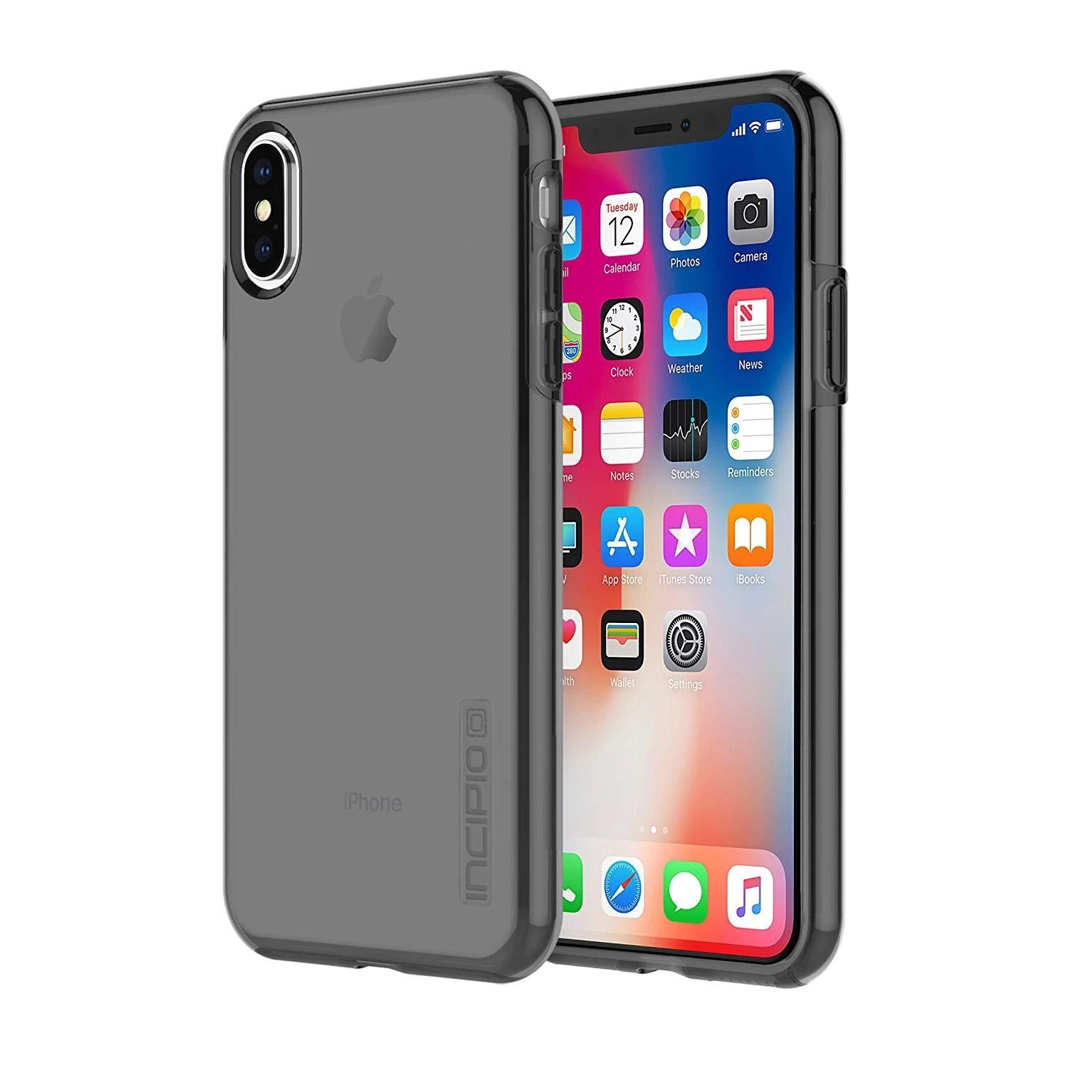 Genuine Incipio Dual Pro Pure Impact Drop Case for Apple iPhone X & XS - Black - Image 2