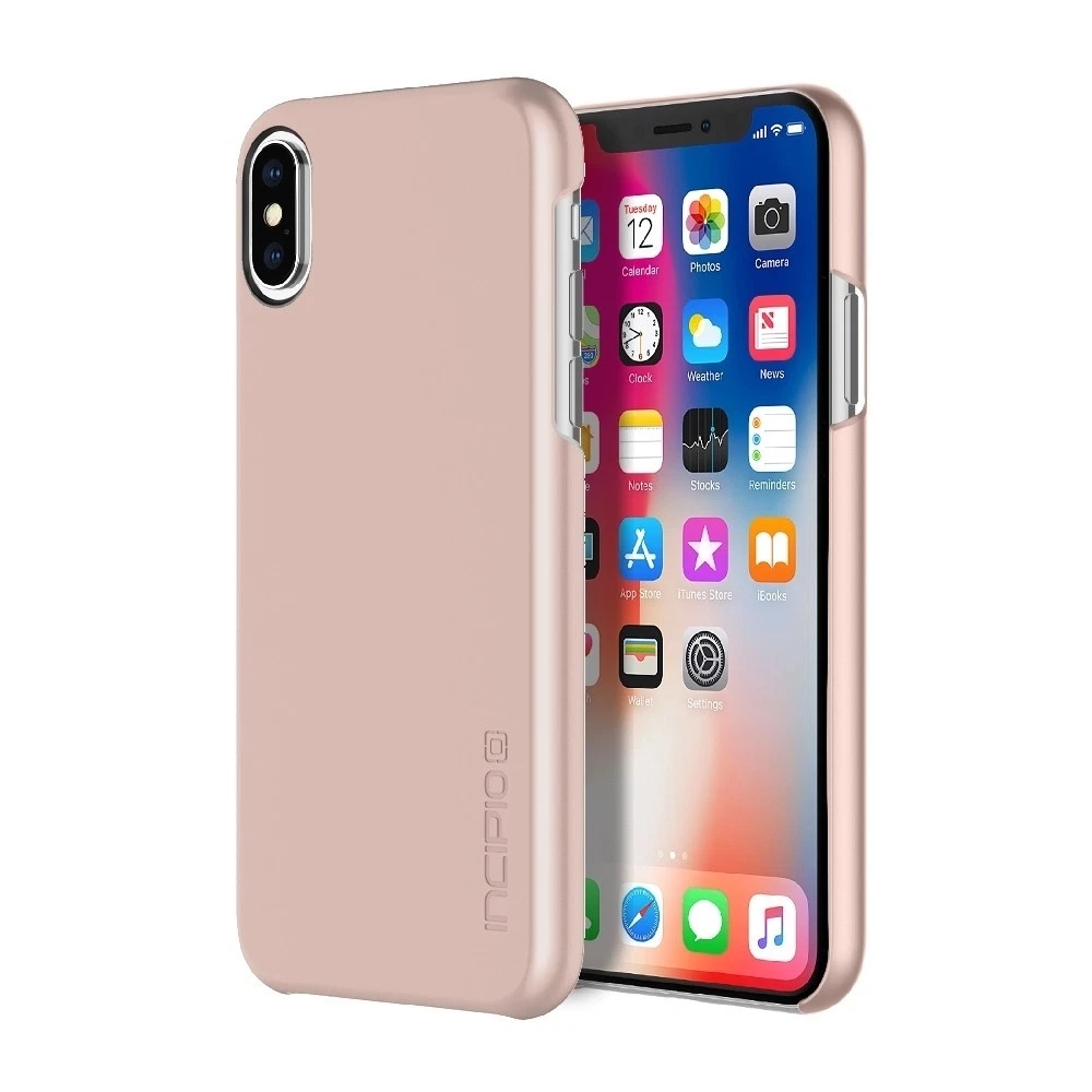 Genuine Incipio Dual Pro Pure Impact Drop Case for Apple iPhone X & XS Rose Gold - Image 2