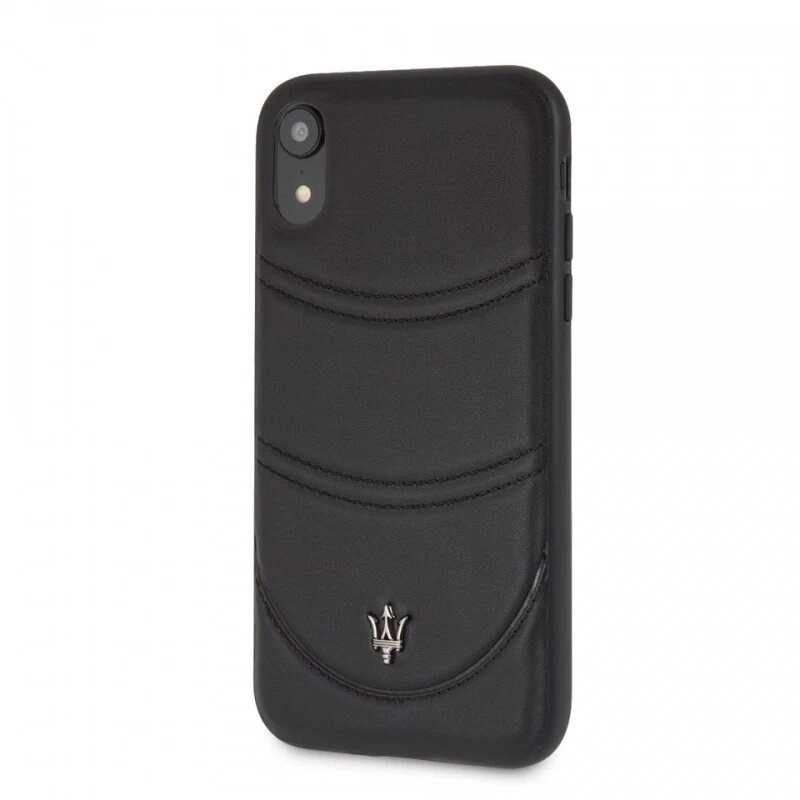 Genuine Maserati Granlusso Leather Impact Tough Cover Case for iPhone XS Max