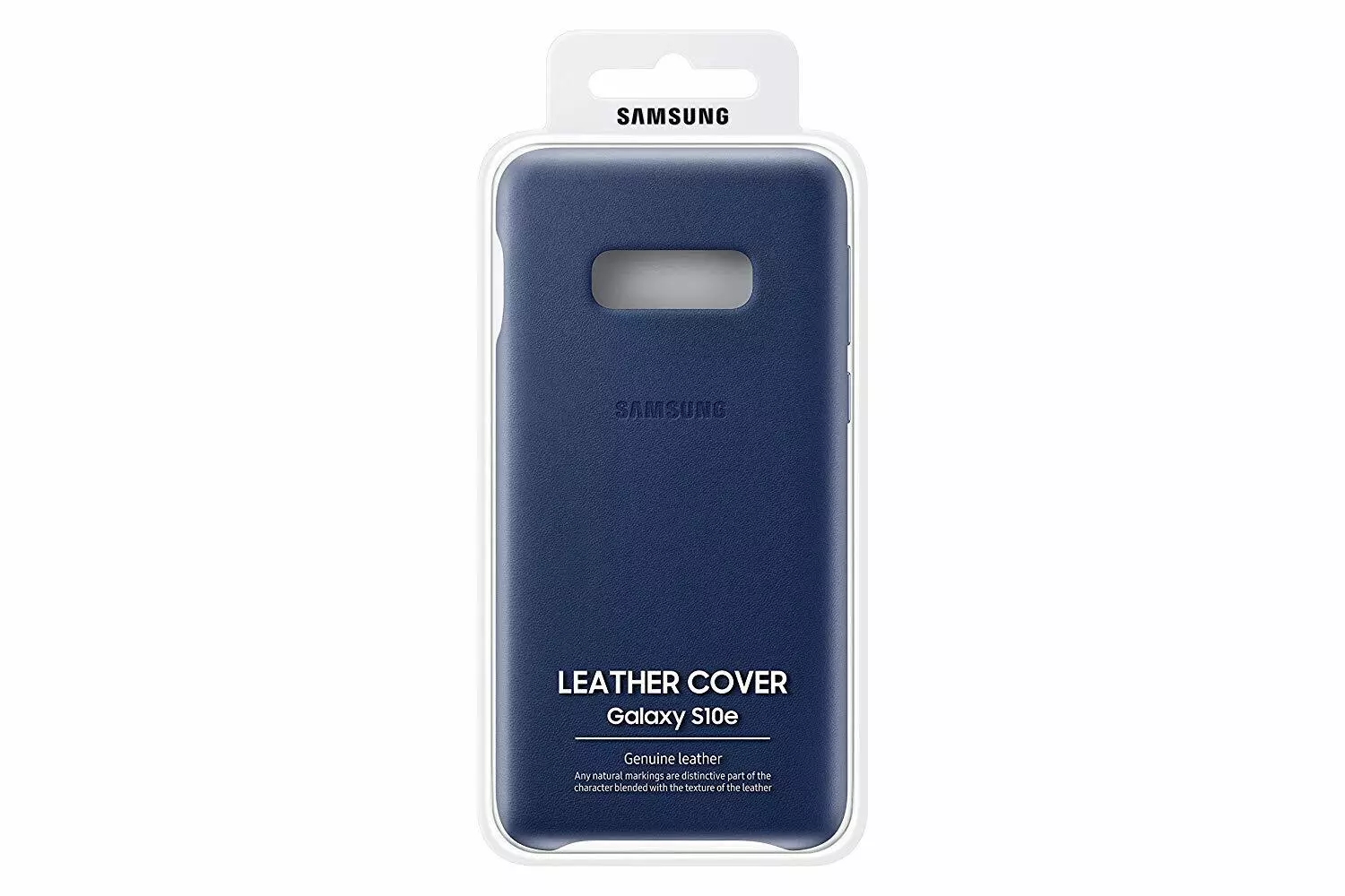 Genuine Samsung Galaxy S10e Blue Leather Protective Cover / Case EF-VG970LNEGW - Image 5