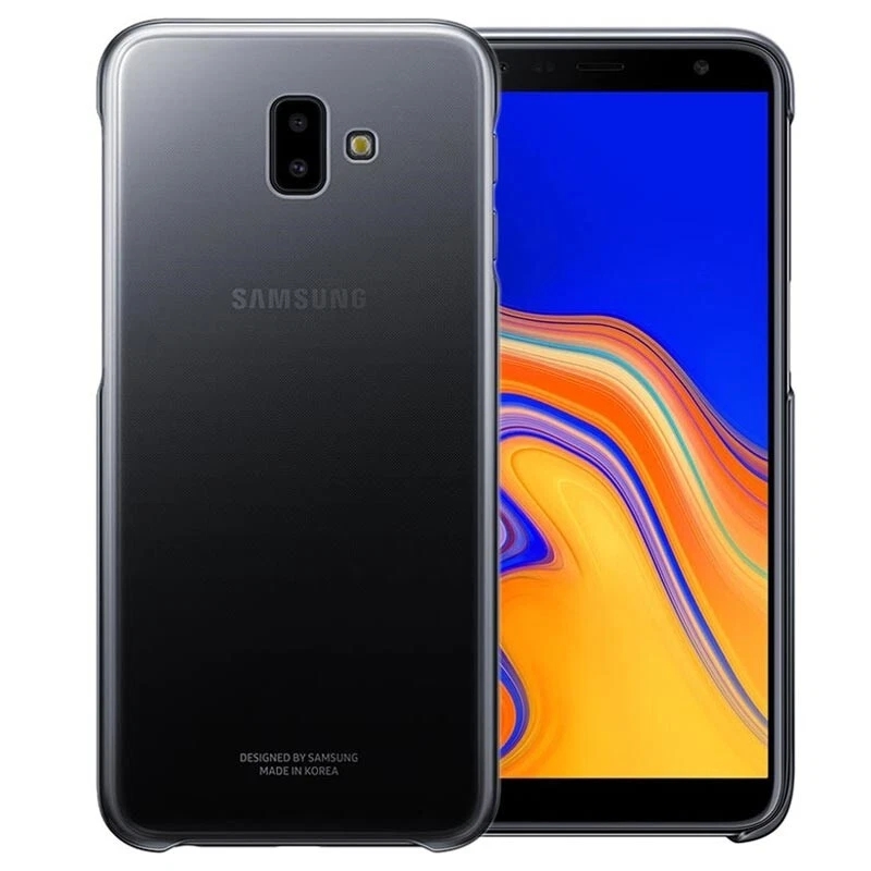 Genuine Samsung Galaxy J6+ 2018 J610 Black Gradation Cover / Case - EF-AJ610CBE