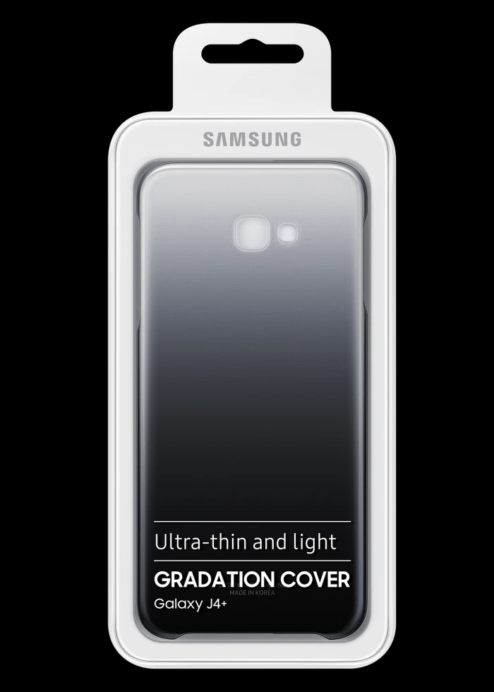 Genuine Samsung Galaxy J4+ Black Gradation Cover / Case EF-AJ415CBEGWW - Image 3