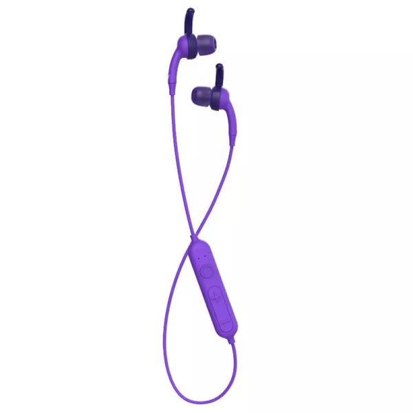iFrogz Free Rein 2 Bluetooth Wireless Headphones Purple Sweat Resistant - Image 3
