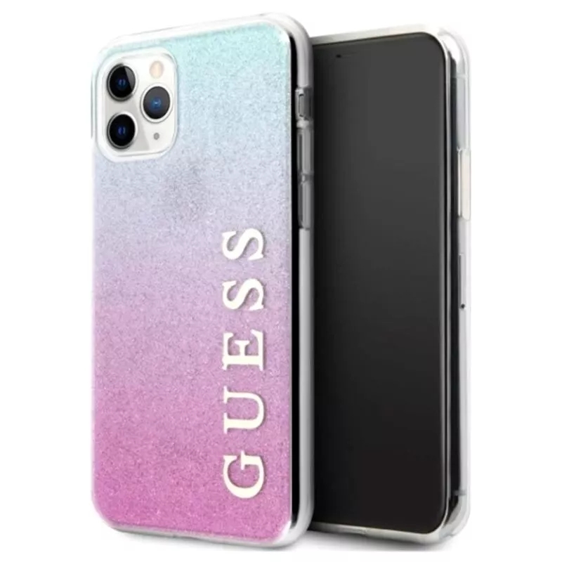 Genuine Guess Glitter Gradient Case Cover for Apple iPhone 11 Pro