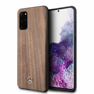 Genuine Mercedes Real Wood Impact Protection Case for Samsung Galaxy S20+