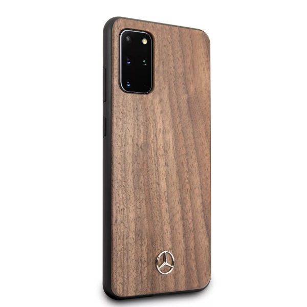 Genuine Mercedes Real Wood Impact Protection Case for Samsung Galaxy S20+ - Image 2