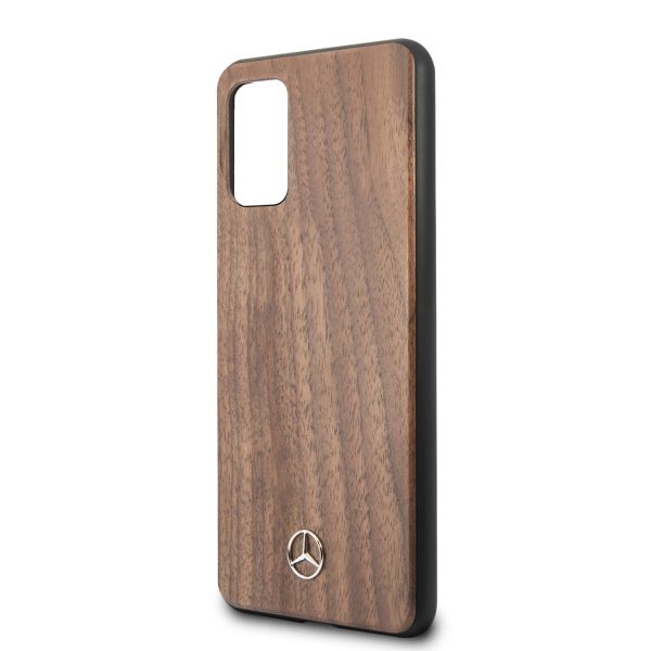 Genuine Mercedes Real Wood Impact Protection Case for Samsung Galaxy S20+ - Image 3