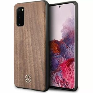 Genuine Mercedes Real Wood Impact Pritection Cover Case for Samsung Galaxy S20