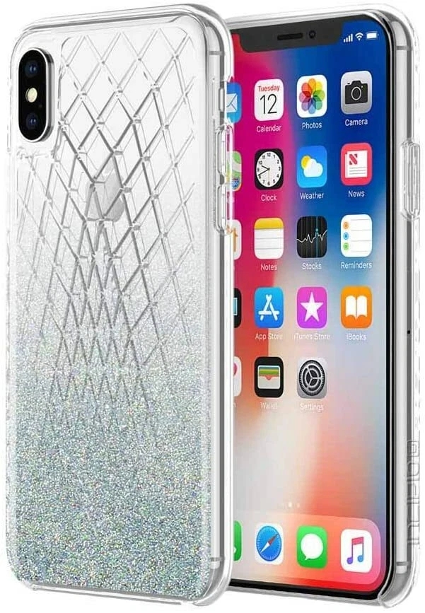 Genuine Incipio Lux Blue Sparkler Impact Case for iPhone X & iPhone XS