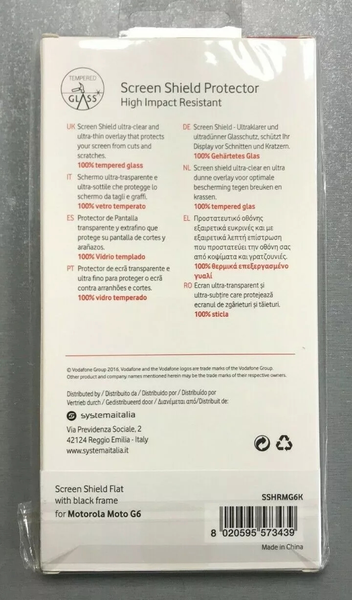 Motorola Moto G6 Tempered Glass Shield Protector - Image 2