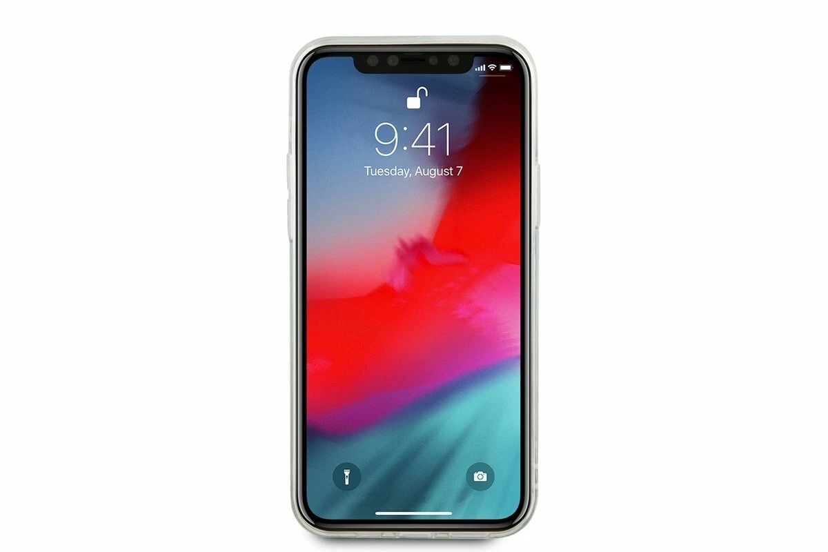 Genuine Karl Lagerfeld Liquid Glitter Charm Impact Cover for iPhone 12 Mini - Image 3