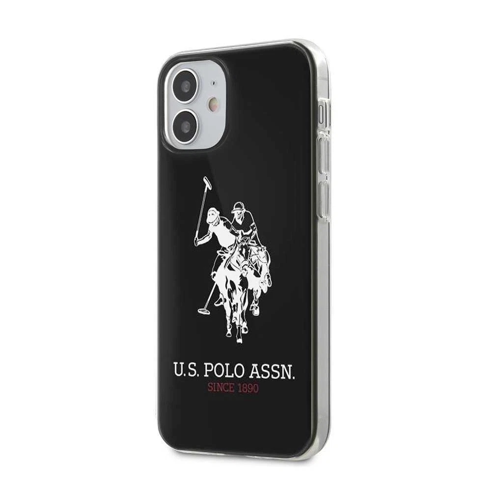 Genuine US Polo Big Horse Cover for Apple iPhone 12 Mini - Black - Image 5