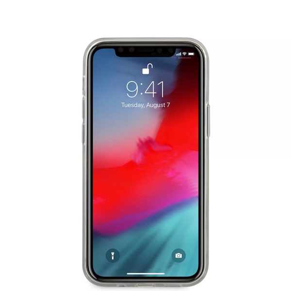 Genuine Guess 3D Raised Cover for iPhone 12 Mini - Pink Gradient - Image 2
