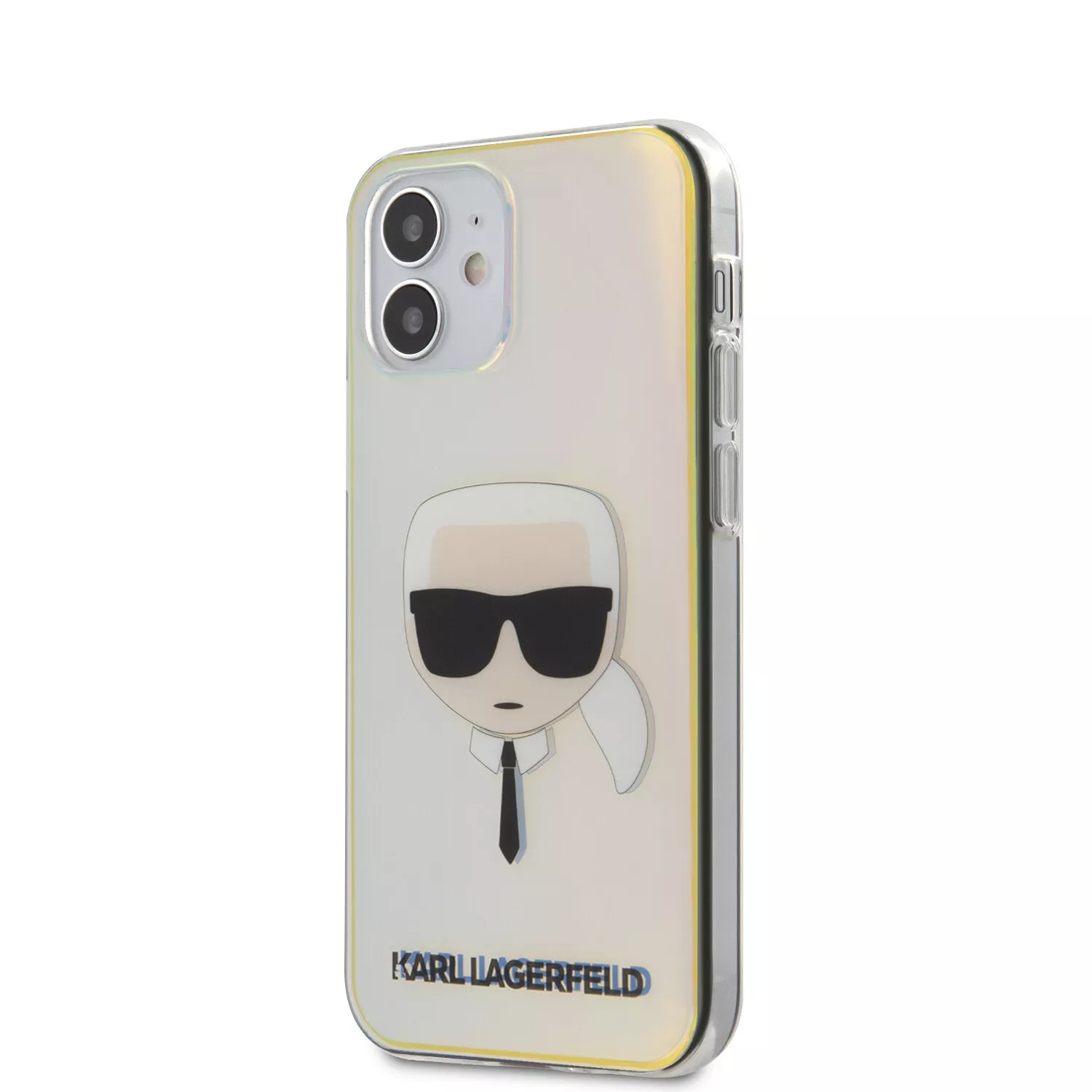 Genuine Karl Lagerfeld Head Iconic Transparent Impact Case iPhone 12 mini - Image 2