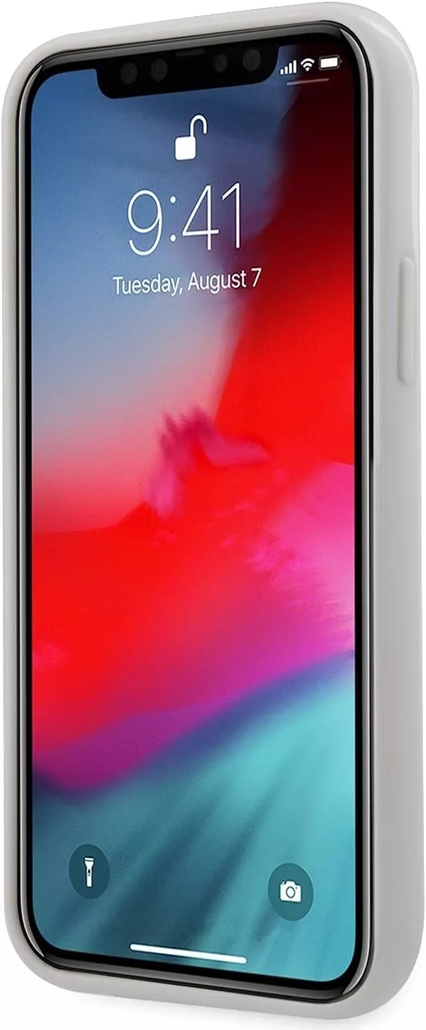 Genuine Guess Marble Cover for iPhone 12 Pro Max - White - Image 6