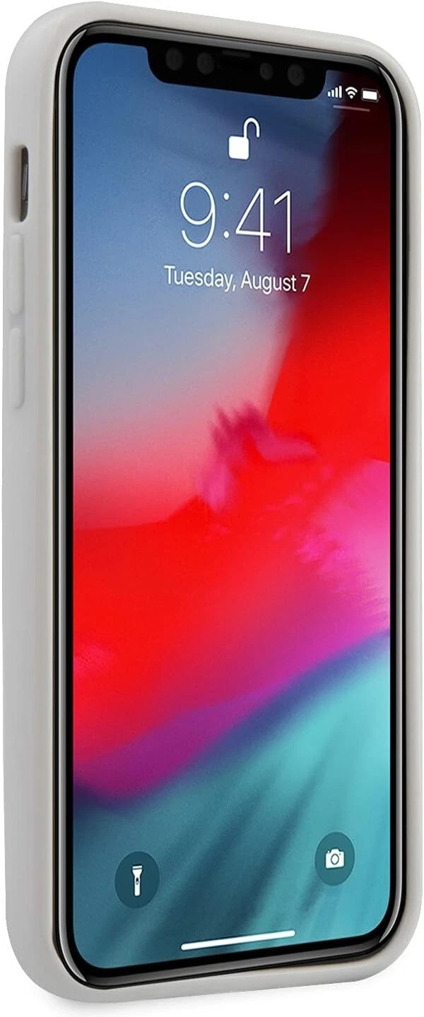 Genuine Guess Marble Cover for iPhone 12 Pro Max - White - Image 8