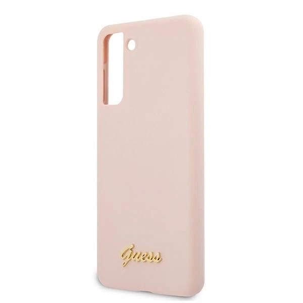 Genuine Guess Pink Silicone Impact Fashion Case Cover for Samsung Galaxy S21+ - Image 6
