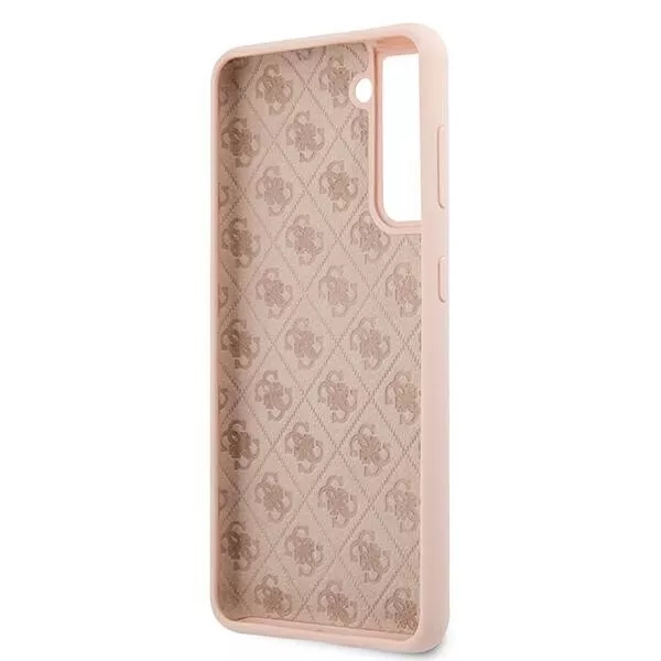 Genuine Guess Pink Silicone Impact Fashion Case Cover for Samsung Galaxy S21+ - Image 7
