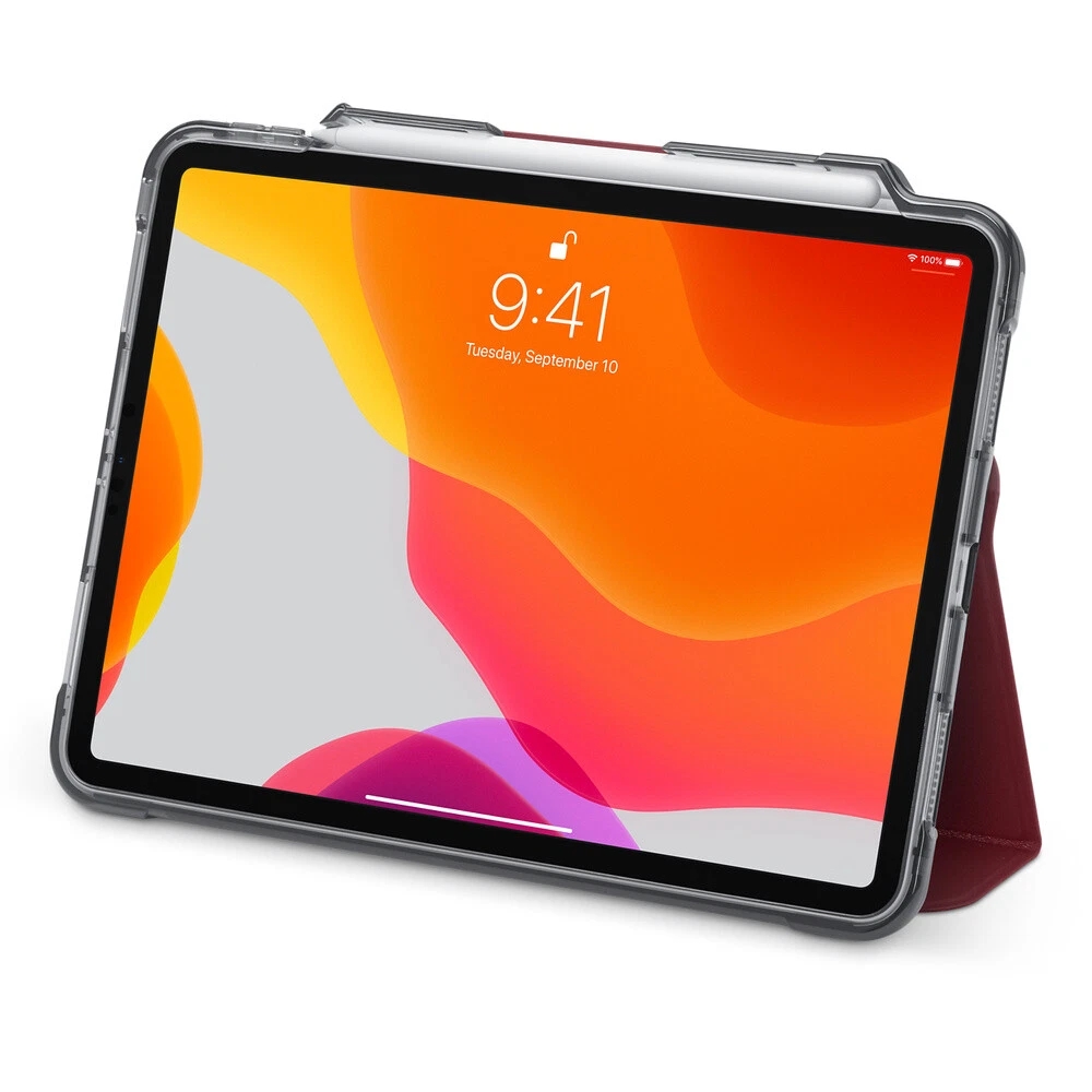 Genuine STM Dux Studio Case for 11-inch iPad Pro (1st generation) Dark Red - Image 2