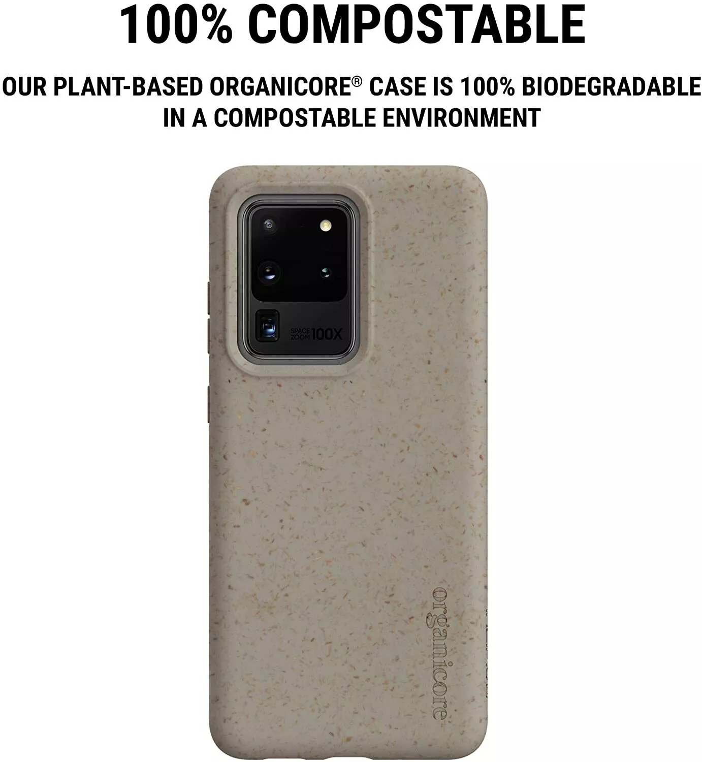 Genuine Incipio Organicore Case for Samsung Galaxy S20 Ultra - Stone Grey