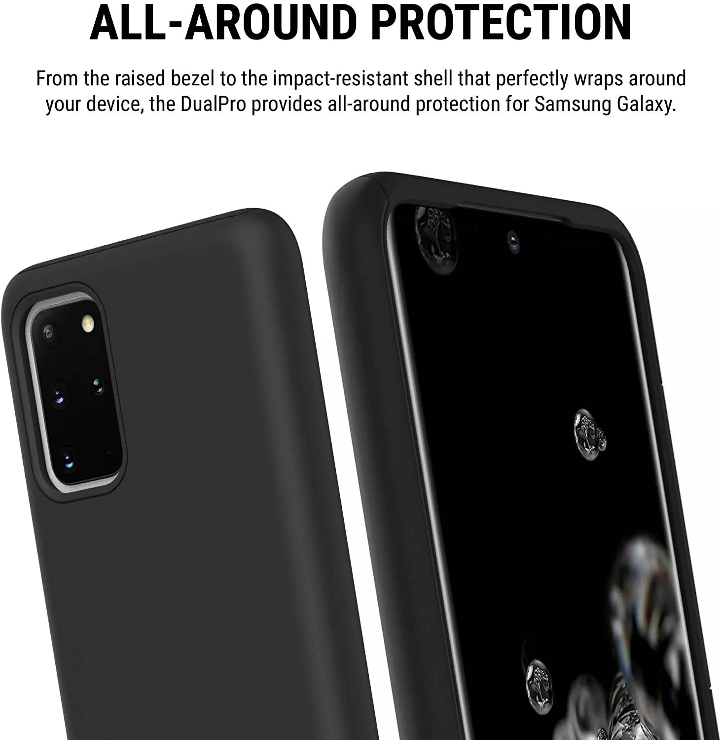 Genuine Incipio DualPro Cover for Samsung Galaxy S20+ and S20+ (5G) - Black - Image 3