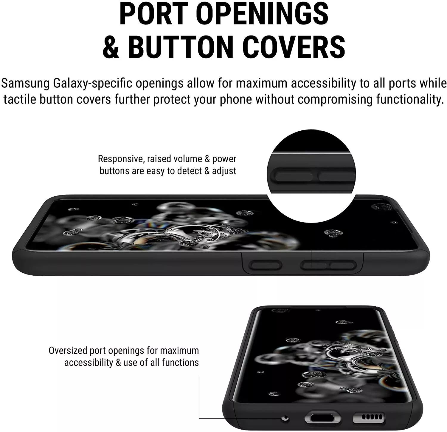 Genuine Incipio DualPro Cover for Samsung Galaxy S20+ and S20+ (5G) - Black - Image 4