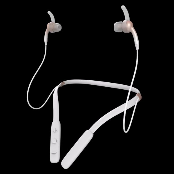 iFrogz Flex Force 2 Sport Wireless Earphones Bluetooth Earbuds with Mic White
