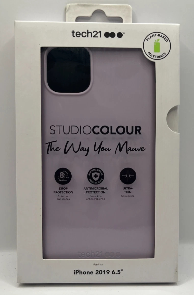 Tech21 Studio Impact Plant Based Material Case For iPhone 11 Pro Max Mauve - Image 8