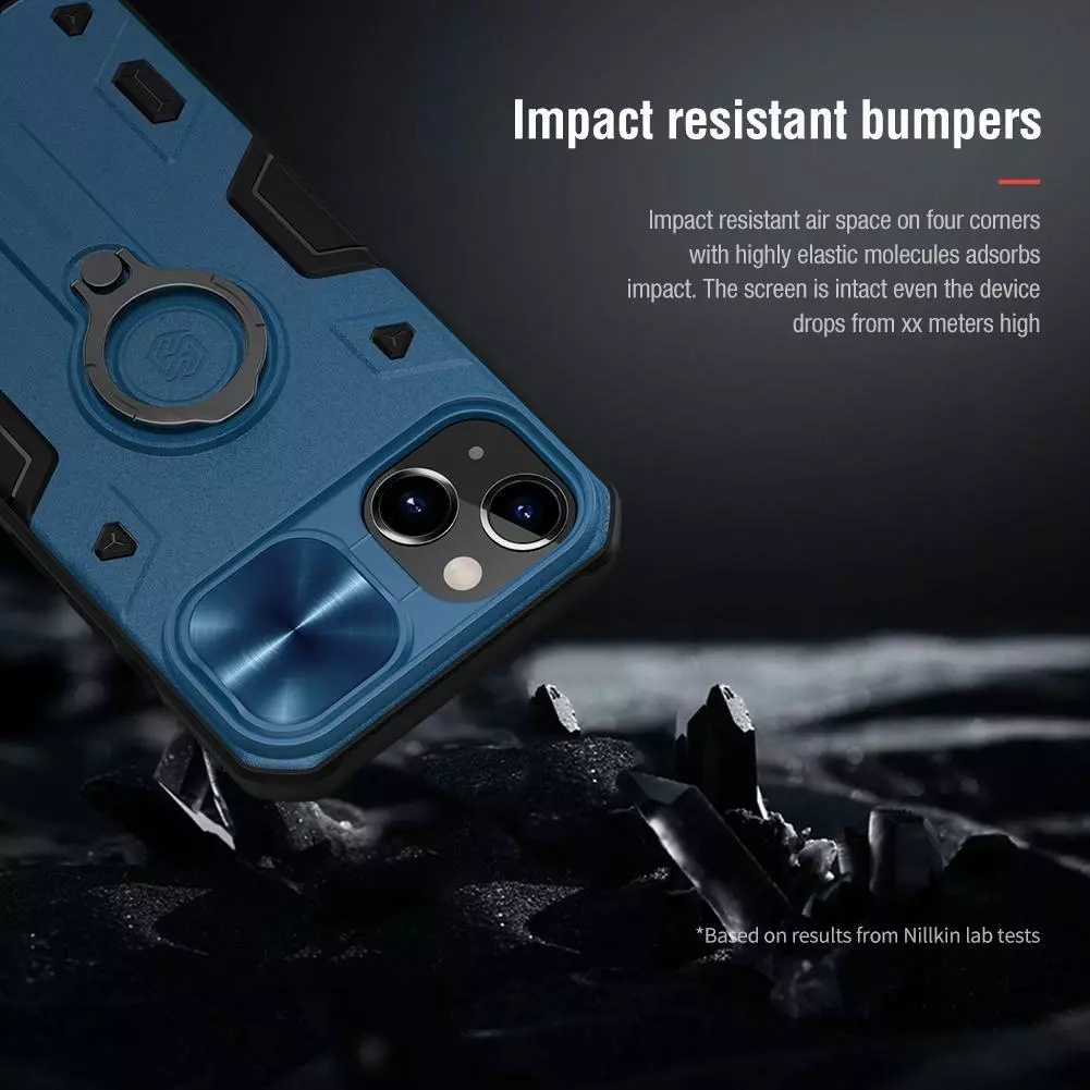 Nillkin CamShild Armor Impact Case for Apple iPhone 13 Pro - Black - Image 6