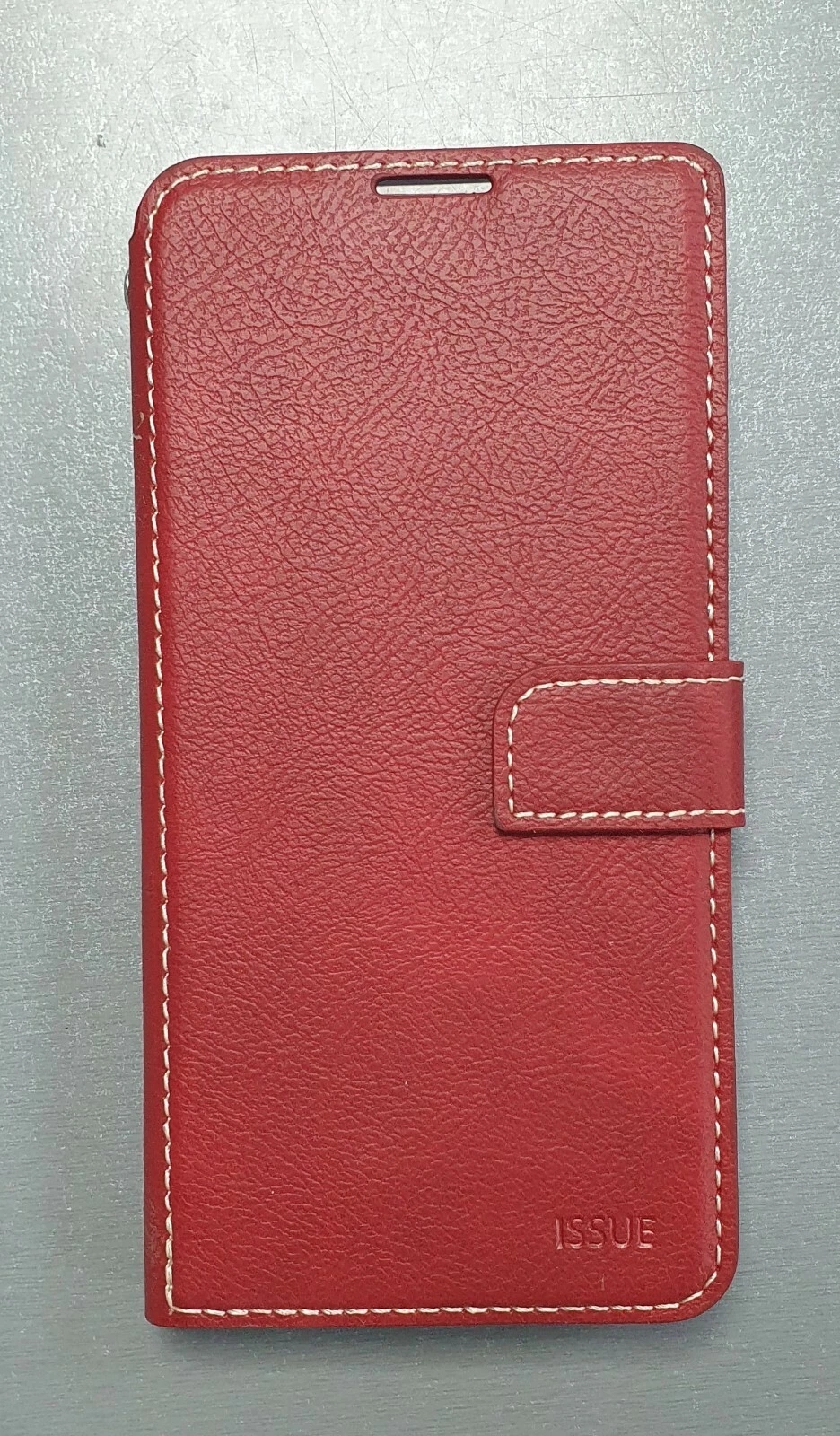 Molancano Wallet Book Case for Samsung Galaxy S21 FE - Red - Image 3
