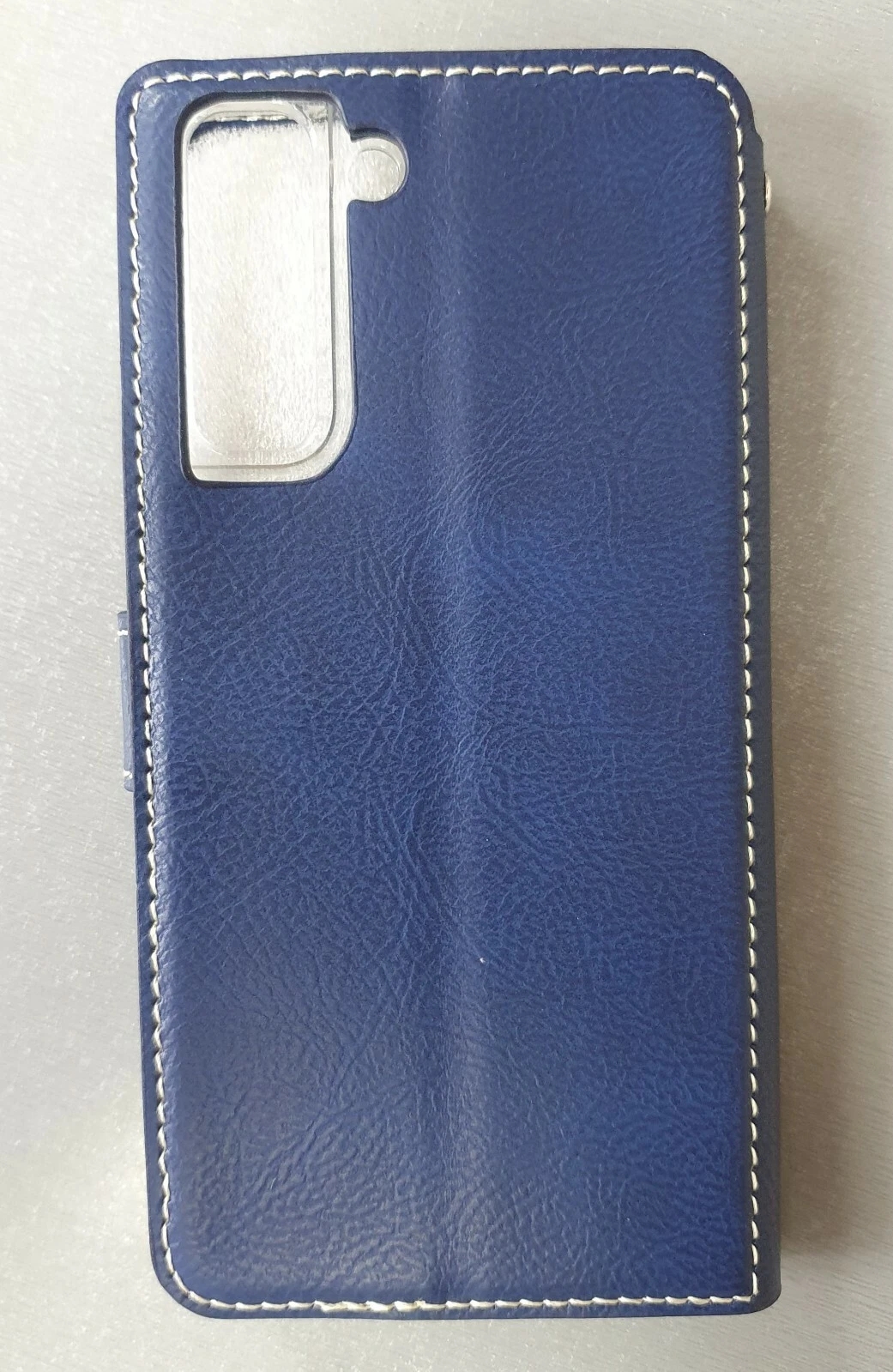Molancano Wallet Book Case for Samsung Galaxy S21 FE - Blue - Image 4