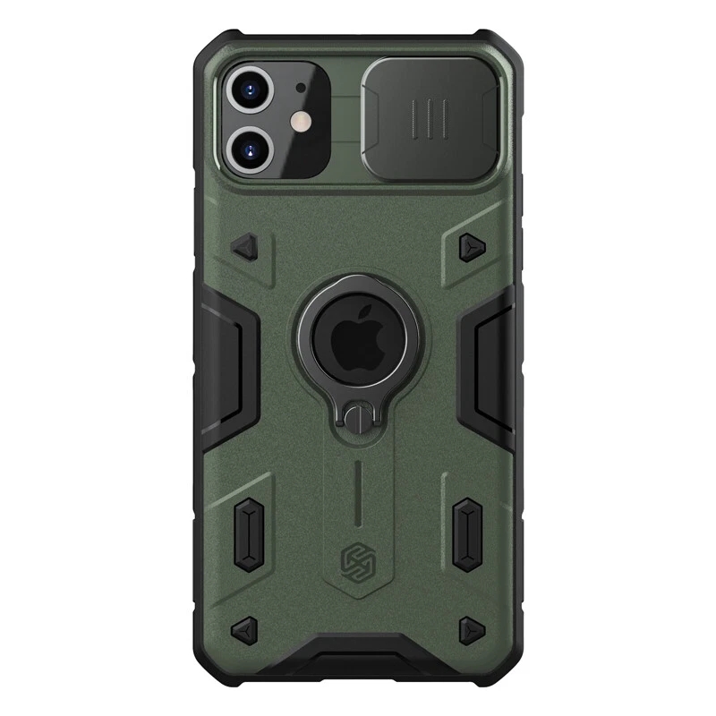 Nillkin CamShild Armor Impact Case for Apple iPhone 11 Green with Camera Shield