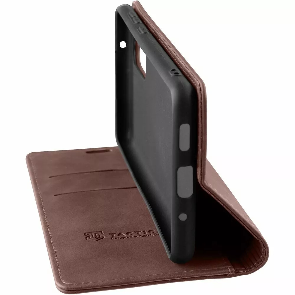 Tactical Xroof Wallet Book Case for Motorola G10 G20 G30 Mud Brown - Image 2