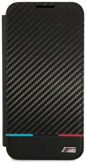 Genuine BMW Carbon Book Wallet Cover for Samsung S22+ Black - Image 6