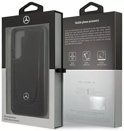 Genuine Mercedes Perforated Leather Case for Samsung Galaxy S22+ - Image 7