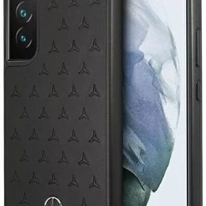 Genuine Mercedes Black Star Leather Case for Samsung Galaxy S22+